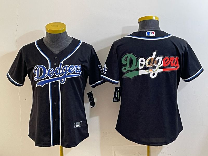 Youth 2026 Los Angeles Dodgers Blank Black Game Nike MLB Jersey style 006